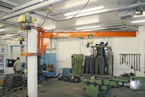 Wanddraaiende kraan IPE-staalprofiel zwenkkraan, zwenkkranen, GIS, teleflex, Wanddraaiende kraan IPE-staalprofiel, wandkraan, GISKB