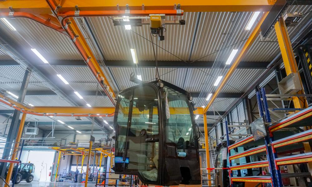 Kettingtakels, GIS, Teleflex, elektrische kettingtakels, elektrische kettingtakels GIS, elektrische kettingtakels Teleflex, project Teleflex, hijsmiddelenindustrie