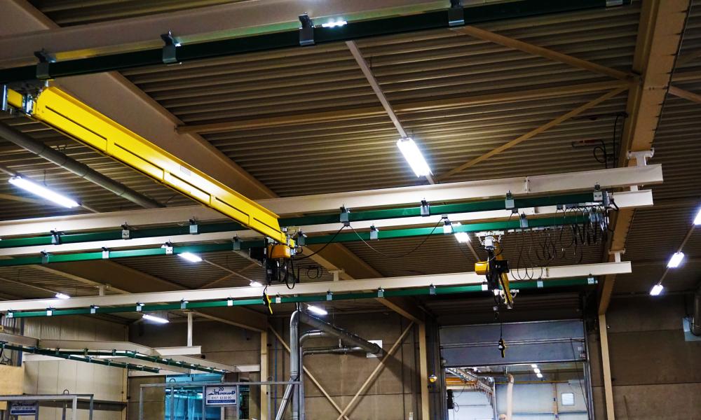 Kettingtakels, GIS, Teleflex, elektrische kettingtakels, elektrische kettingtakels GIS, elektrische kettingtakels Teleflex, project Teleflex, hijsmiddelenindustrie, GP500, GP500 Teleflex, GP500 GIS