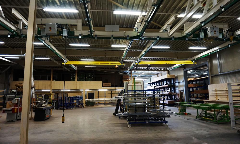 Kettingtakels, GIS, Teleflex, elektrische kettingtakels, elektrische kettingtakels GIS, elektrische kettingtakels Teleflex, project Teleflex, hijsmiddelenindustrie, GP500, GP500 Teleflex, GP500 GIS