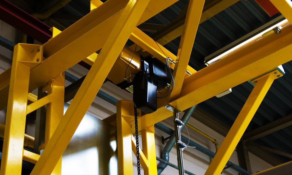 Teleflex, GIS, Railtechniek, GIS GPFU, Teleflex GPFU, Frequentiegeregelde takel, Frequentiegeregelde takel GIS, Frequentiegeregelde takel Teleflex, elektrische kettingtakel, elektrische kettingtakel GIS, elektrische kettingtakel Teleflex, kettingtakel, kettingtakel Teleflex, kettingtakel GIS, Jazo